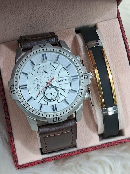 Ensemble de montre homme et bracelet