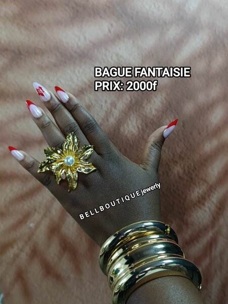 Bague Fantaisie Dorée Étoile