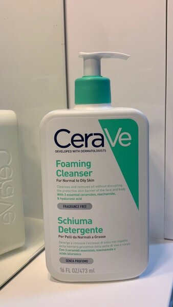 CeraVe Nettoyant Moussant Visage