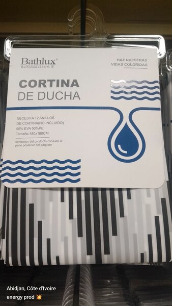 Rideau de Douche Imperméable