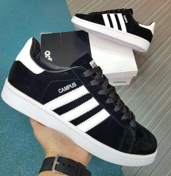 Chaussures adidas campus disponible en trois couleurs bleu n