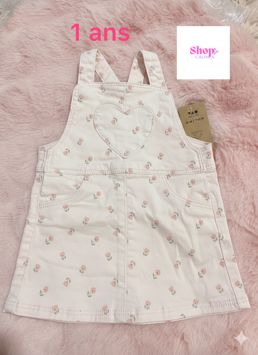 Robe Salopette Bébé Fille