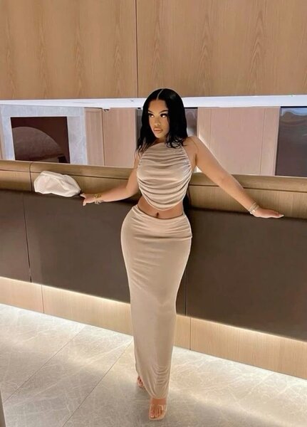 Robe longue moulante élégante