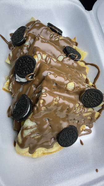 Gaufres au Chocolat et Oreos