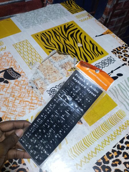 Autocollants clavier arabe