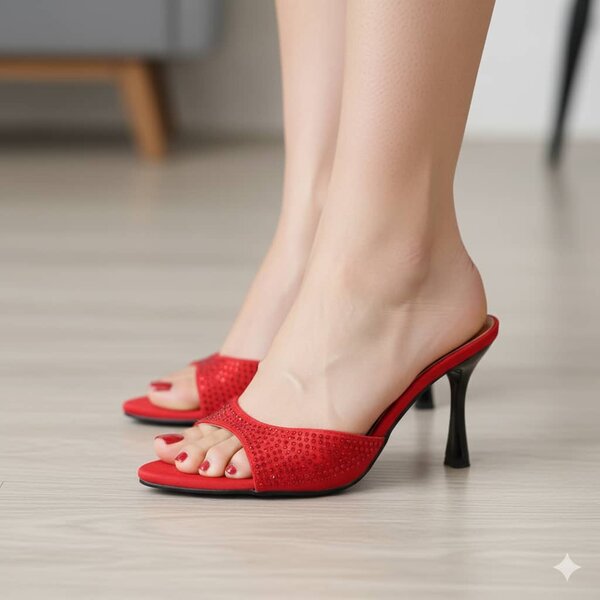 Mules à talons élégantes