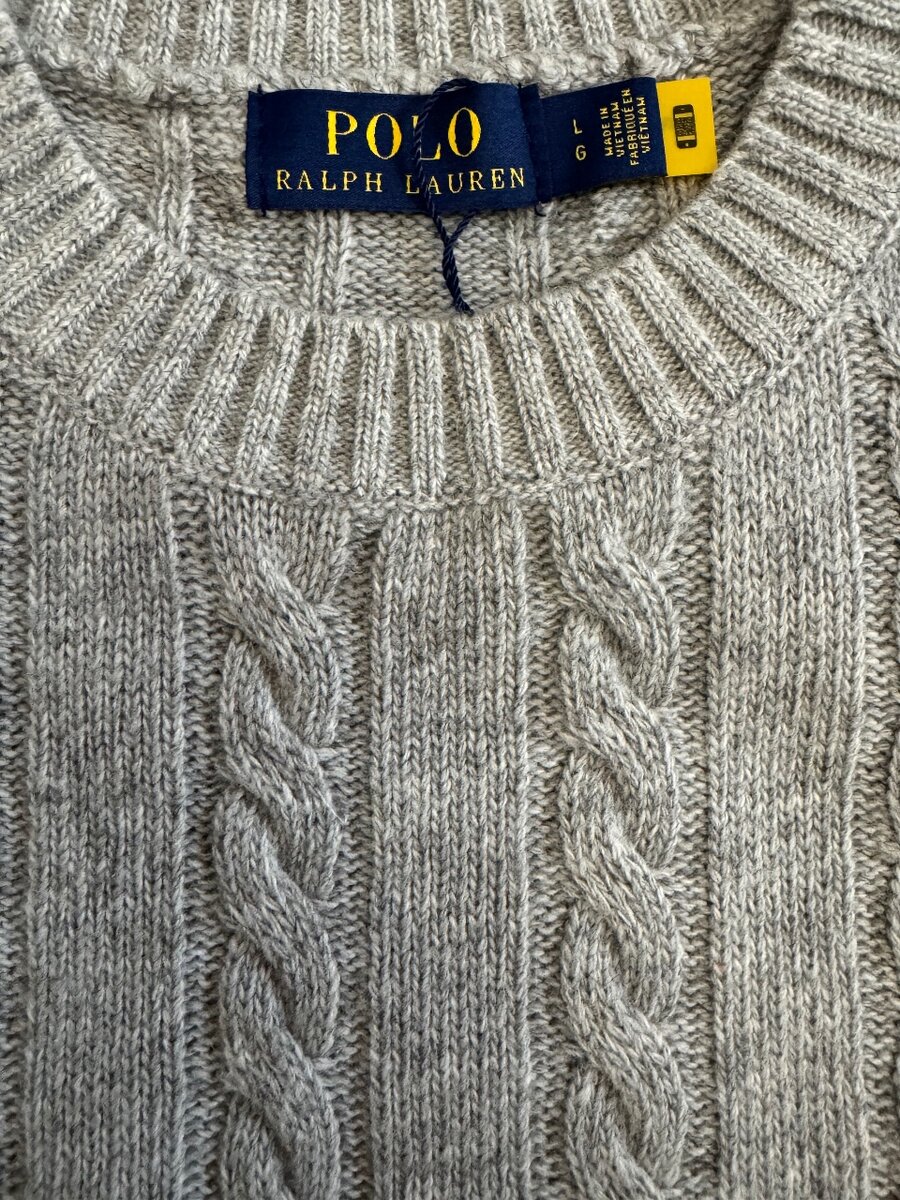 Свитер от Polo Ralph Lauren 1к1 как в оригинале