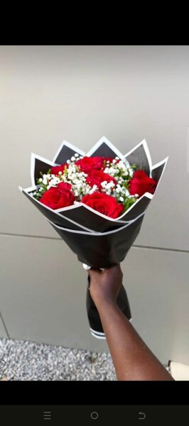 Bouquet élégant de roses rouges