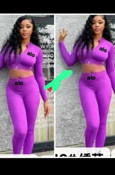 Combinaison de sport violette