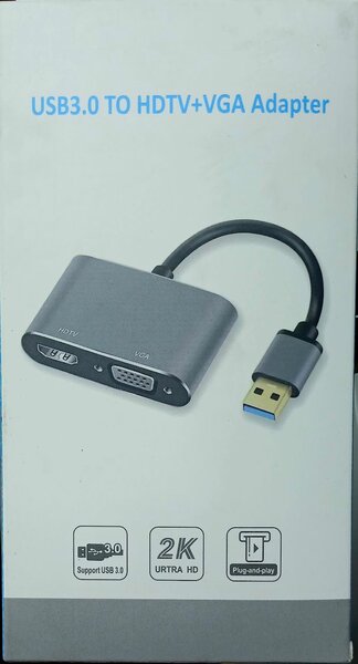 USB3.0 TO HDTV +VGA Adapter
