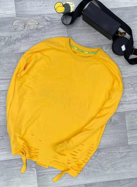 sweat-shirt jaune
