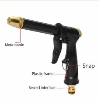 Portable High Pressure Car Wash Gun