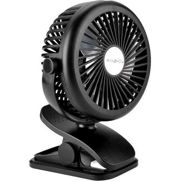 Ventilateur portable USB clip