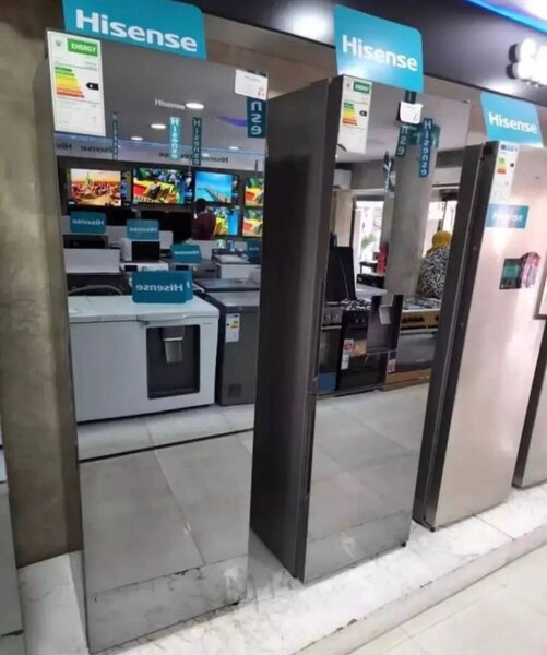 Hisense down freezer double door fridge