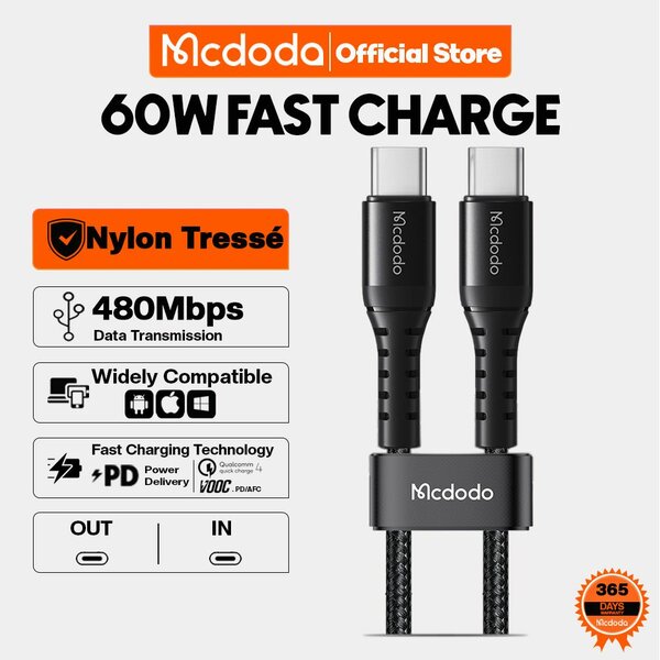 Mcdodo Câble USB Type-C 60W