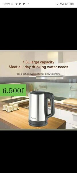 Bouilloire électrique ultra rapide