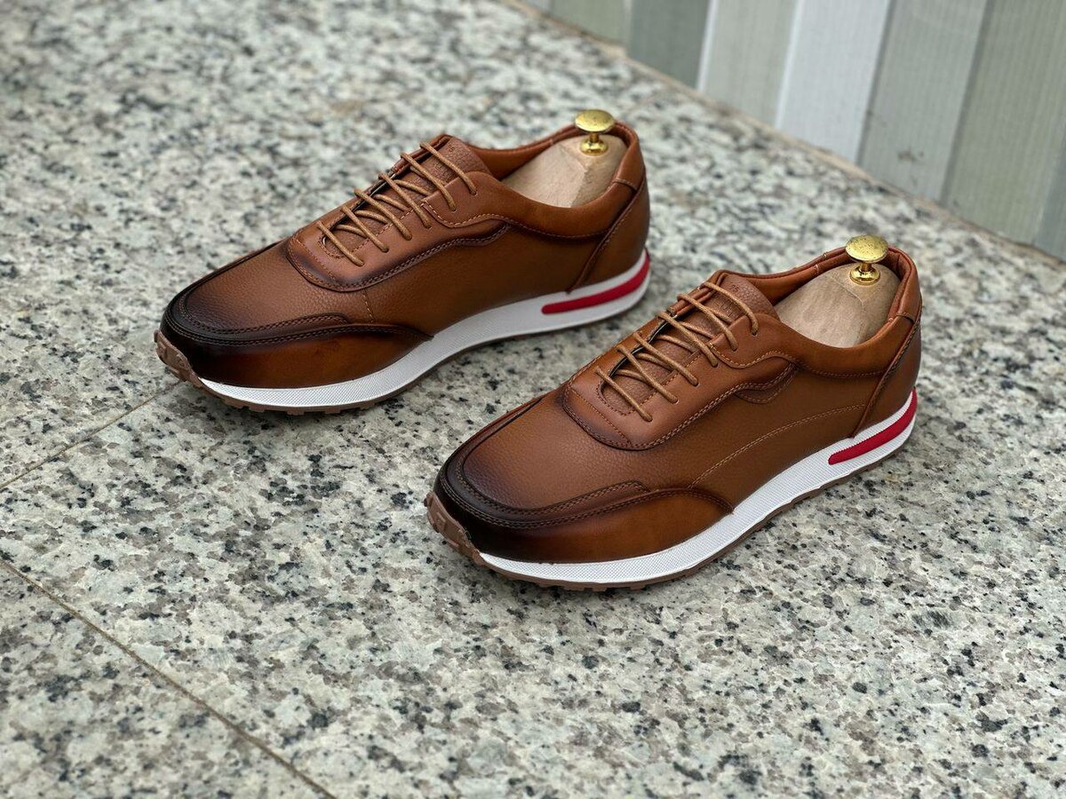 Sneakers en cuir élégantes