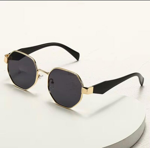 Lunettes de soleil femme luxe octogonales