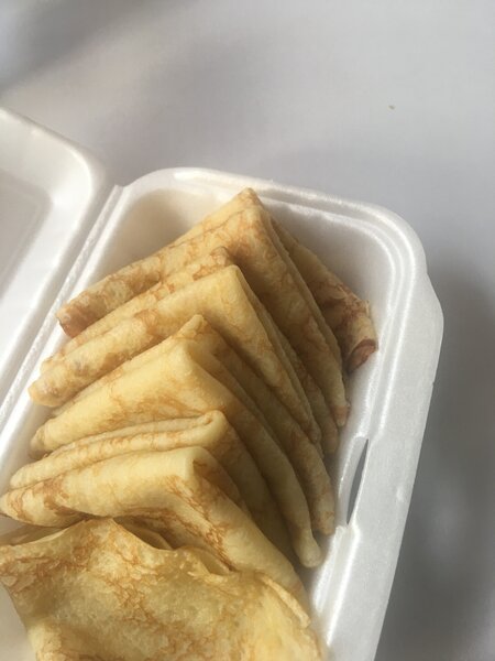 Crêpes fraîches en barquette