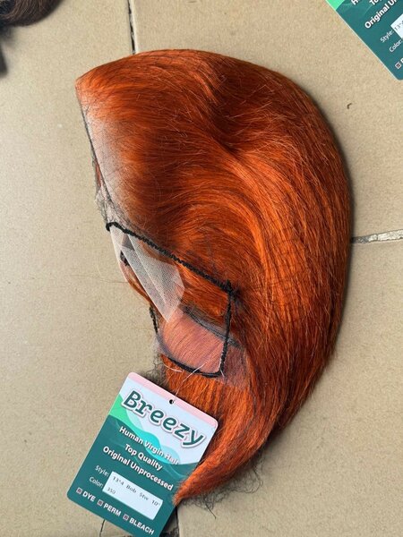 Perruque en cheveux naturels