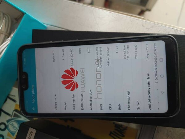 Brand new Huawei honor 9i 128gb/6gb ram 5000mAh battery capa