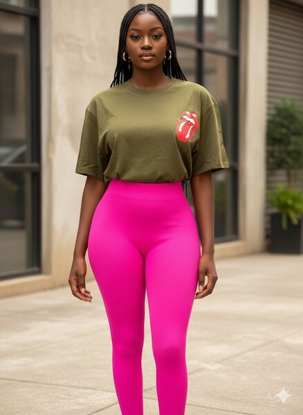 Ensemble T-shirt et Collant