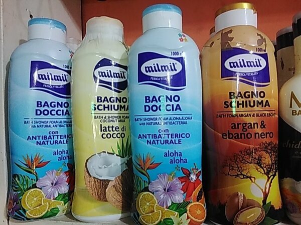 Malizia BATH FOAM, MillMill BATH FOAM ARGAN & BLACK EBONY