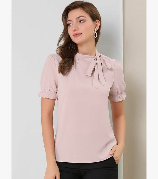 Allegra K Women's Elegant Bow