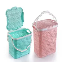 Basket/ Laundry Basket/Plastic Laundry Basket For Cloth/ Washable Cloth Basket