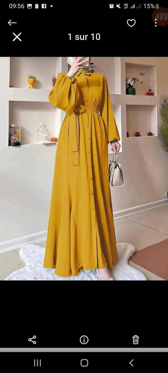 Robe Modeste Élégante Femme