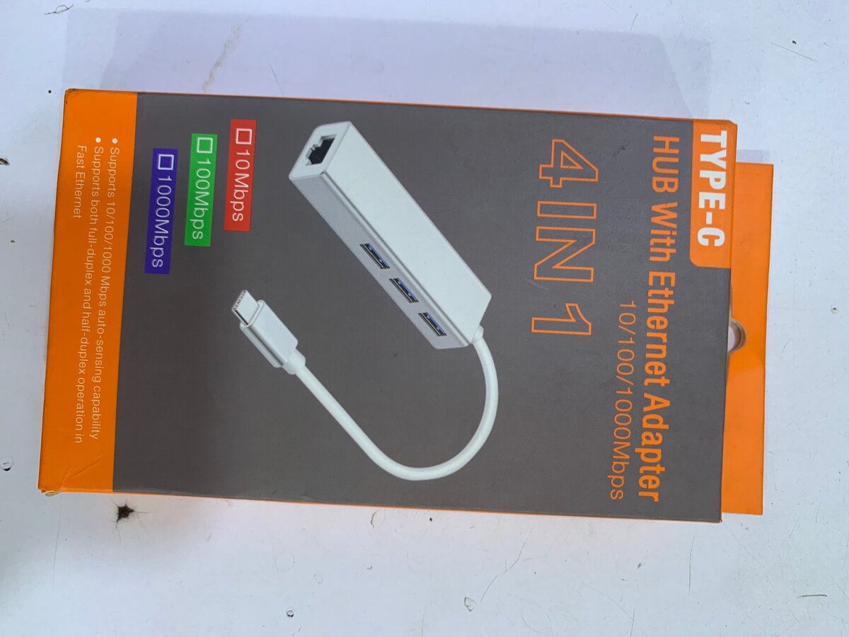 TYPE-C and USB ETHERNET ADAPTER