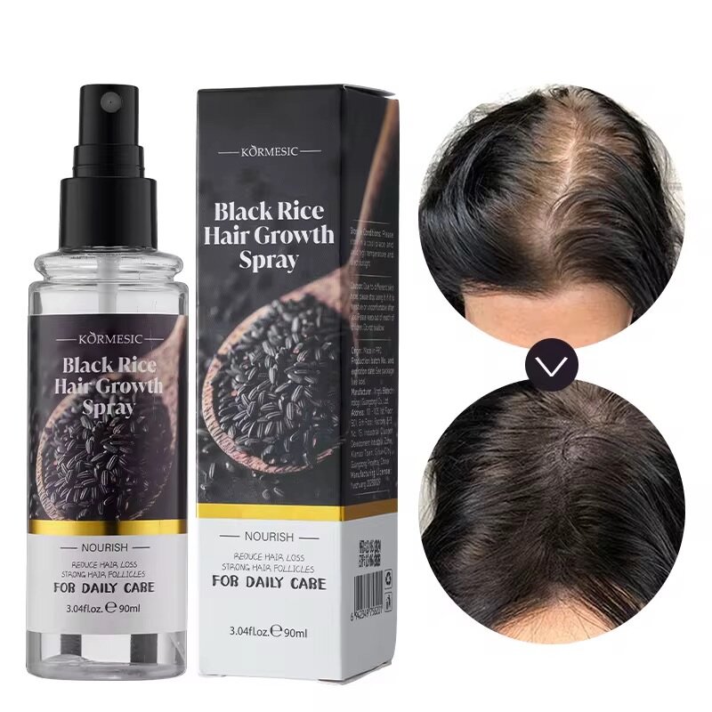 Shampoo et Spray à Riz Noir