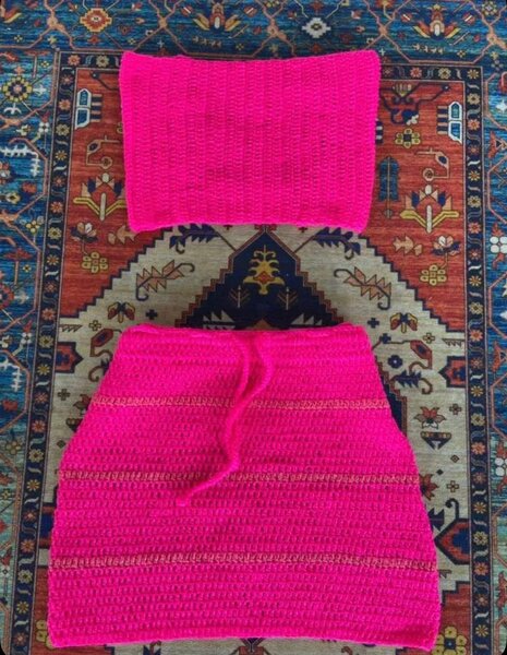 Ensemble crochet femme