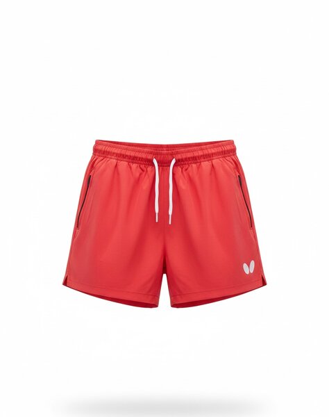 Short de sport rouge homme
