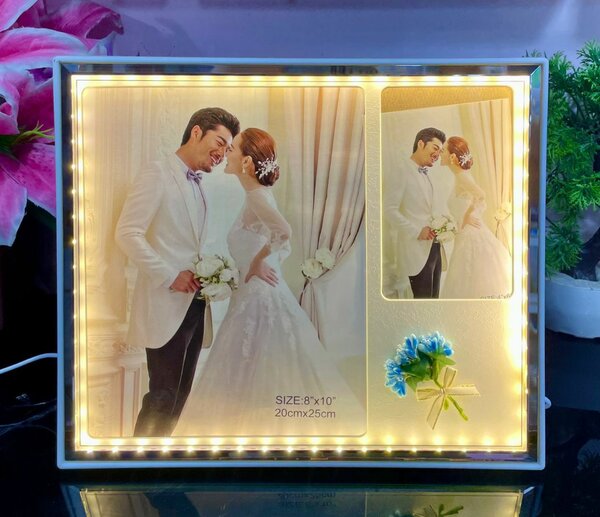 Cadre photo lumineux LED