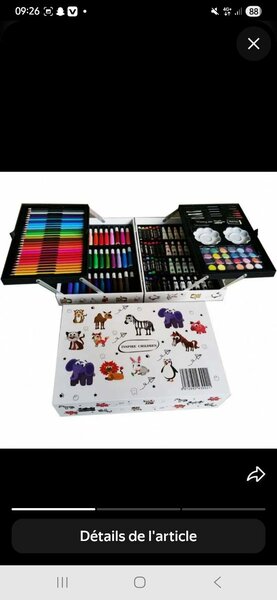 Coffret d'art pour enfants