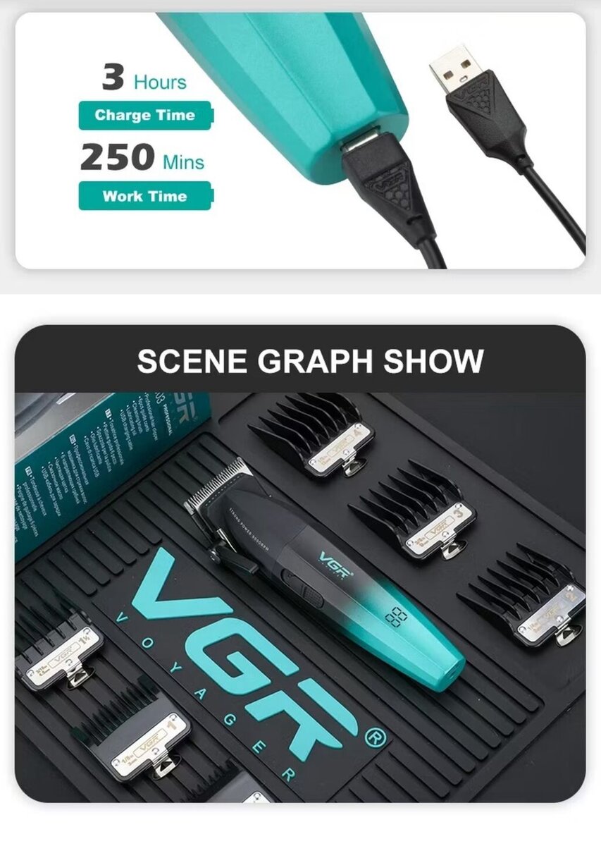 Машинка для стрижки волос Более 120 мин