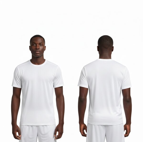 T-shirt blanc sport respirant