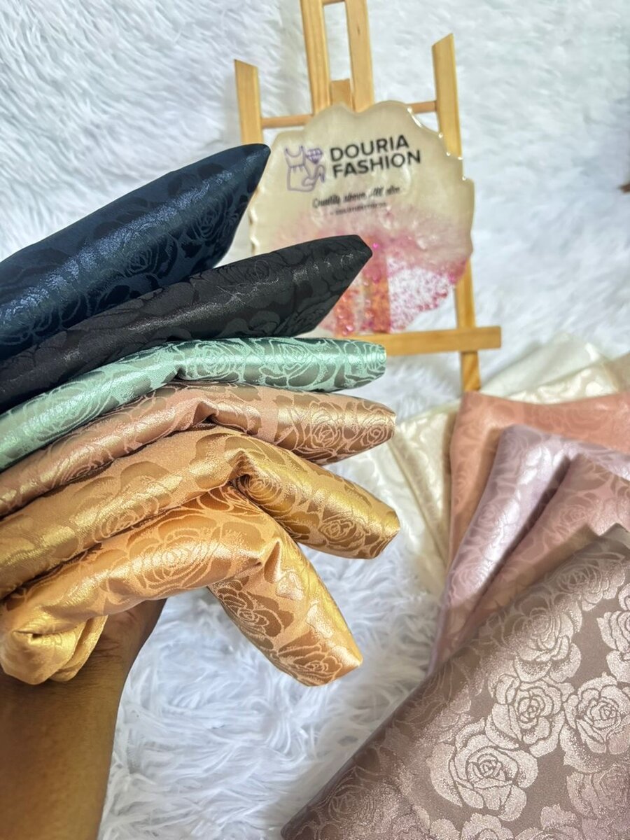 Voile satin florale (2)