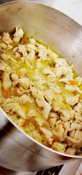 Crêpes panée au poulet