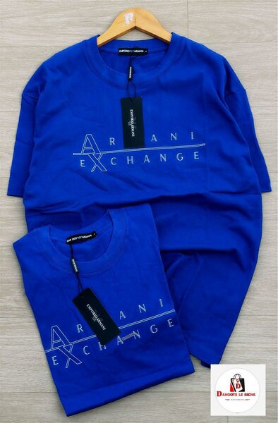 T-shirt bleu Armani Exchange