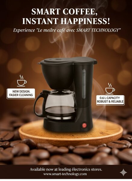 Cafetière SMART 0.6L