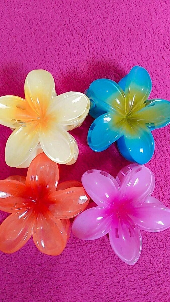 Pince à cheveux Fleur Colorés
