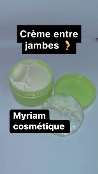 Crème entre jambe noir