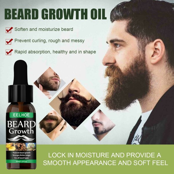 Beard growth oil