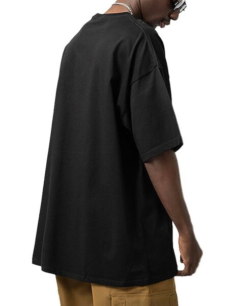 T-shirt noir oversize