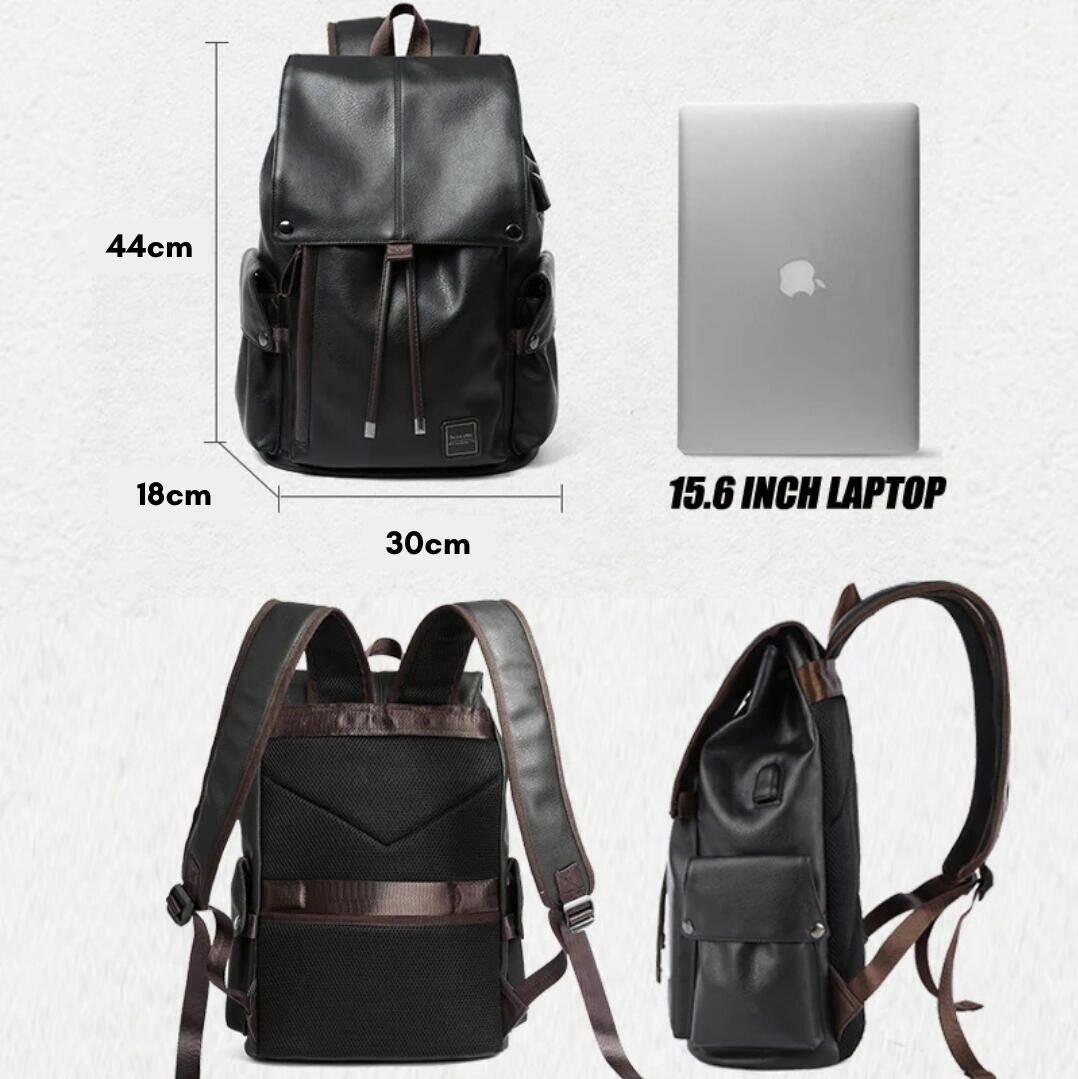 Genuine Cowhide Leather Backpack