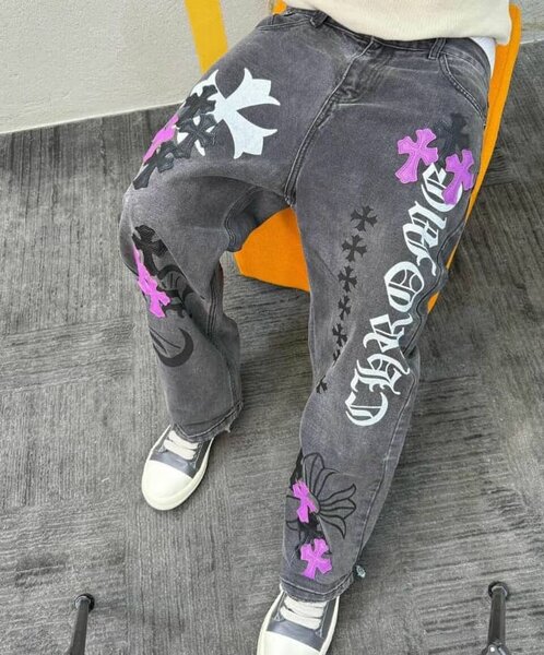 Jean streetwear imprimé