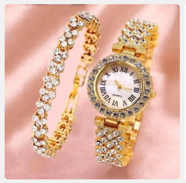 Montre Bracelet doré élégant