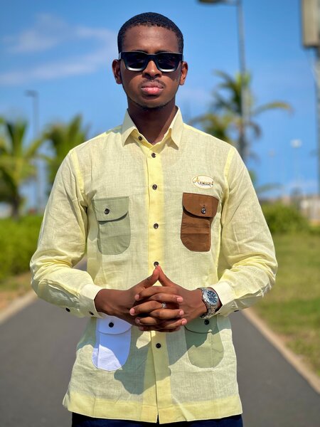 Chemise homme multipoches tendance